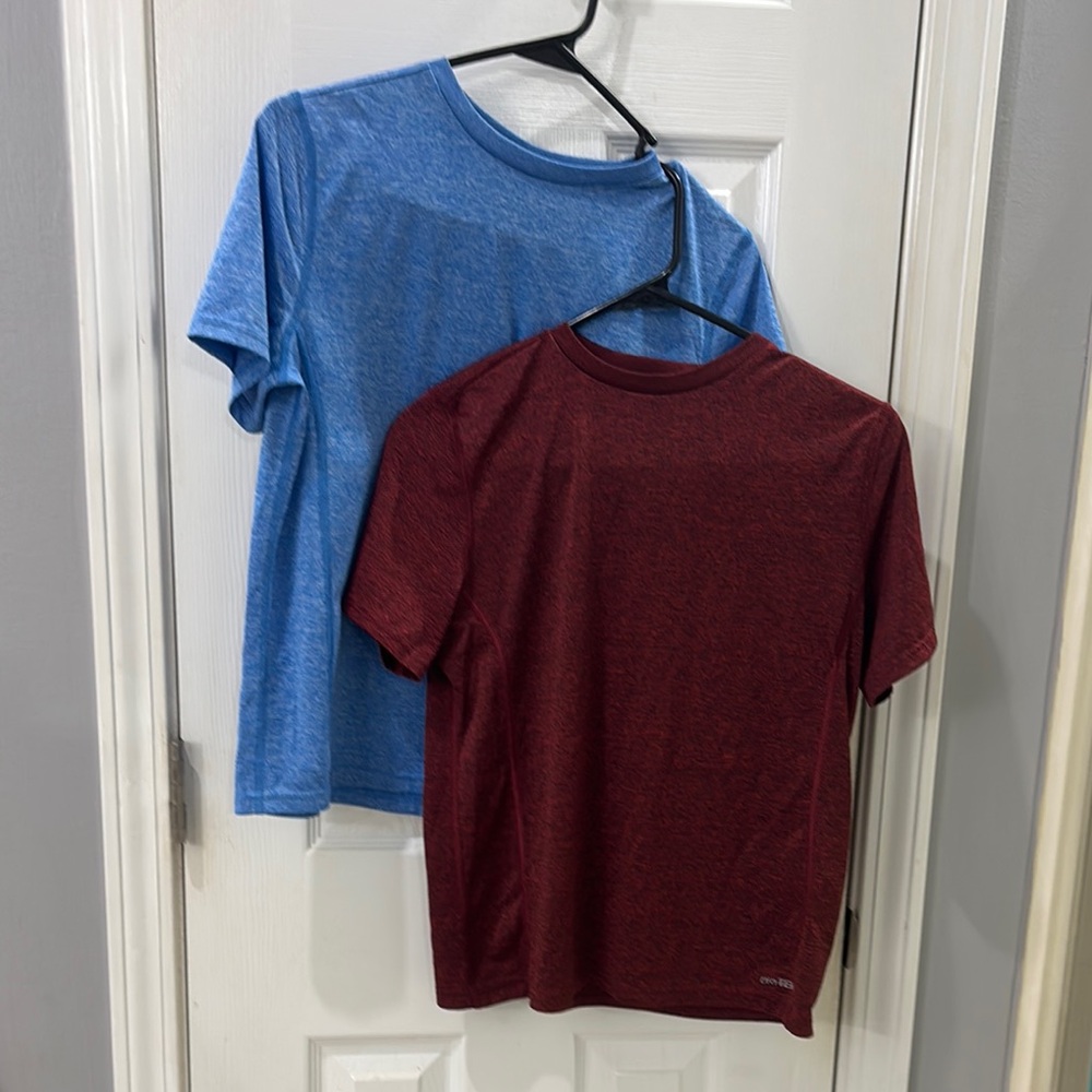 Blue and Red  Dry-Fit T-Shirts